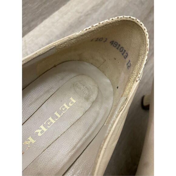Peter Kaiser Cream Heels Pointed Toe Leather Pumps, Size 10, MSRP $200 - Picture 3 of 9